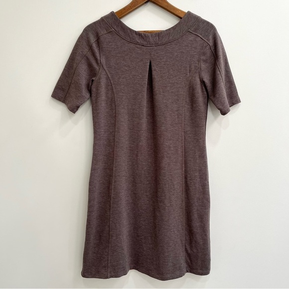 Title Nine Brown Orange Pink Patterned Dress Short Sleeve Activewear Outdoor - Picture 2 of 12